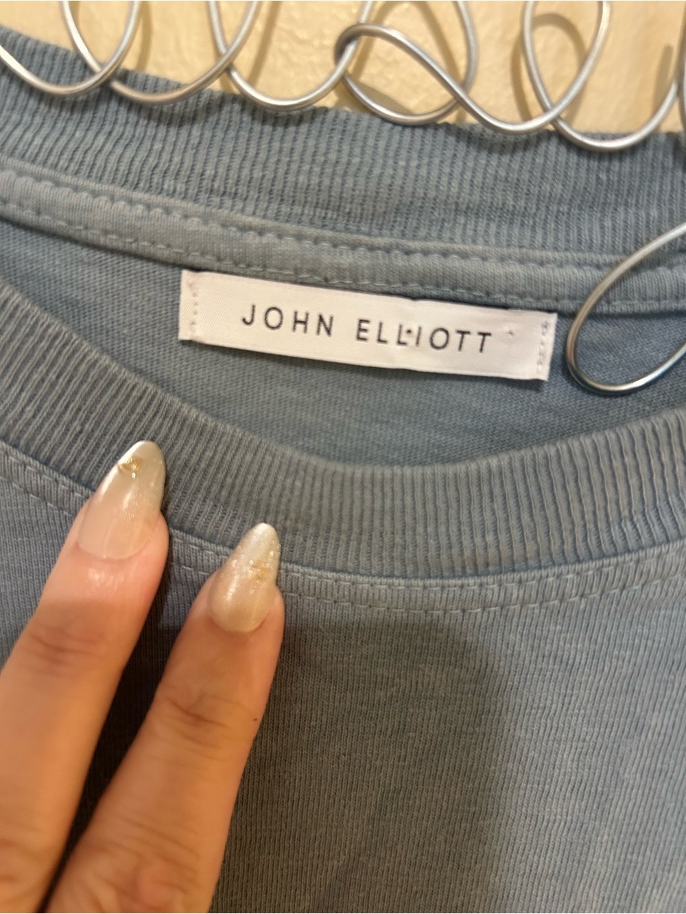 John Elliott Like New Air Spun Anti-Expo Tee in Mineral 100% Cotton Size Small - Picture 4 of 11